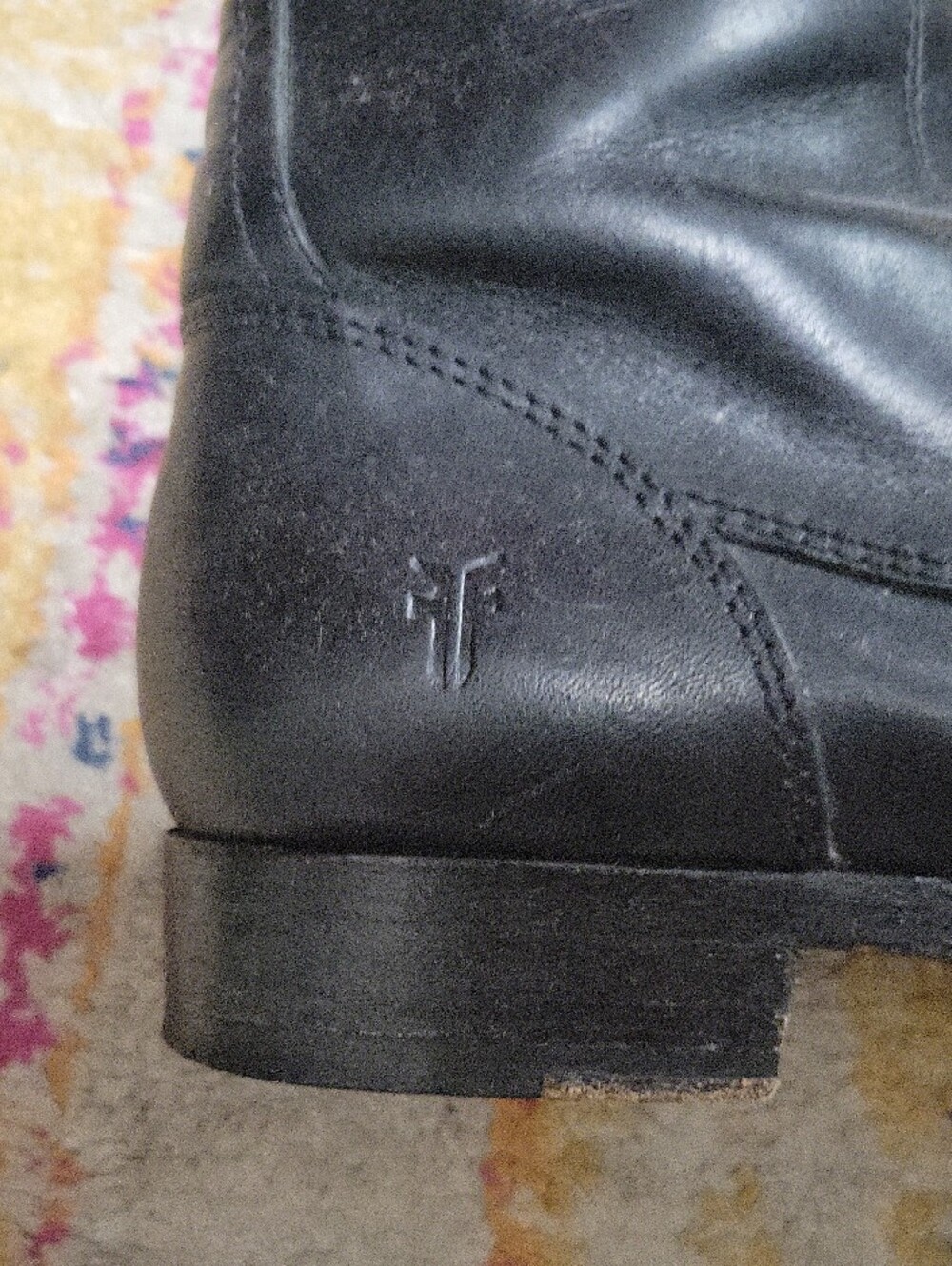 Frye Leather Combat Boots - Picture 3 of 9